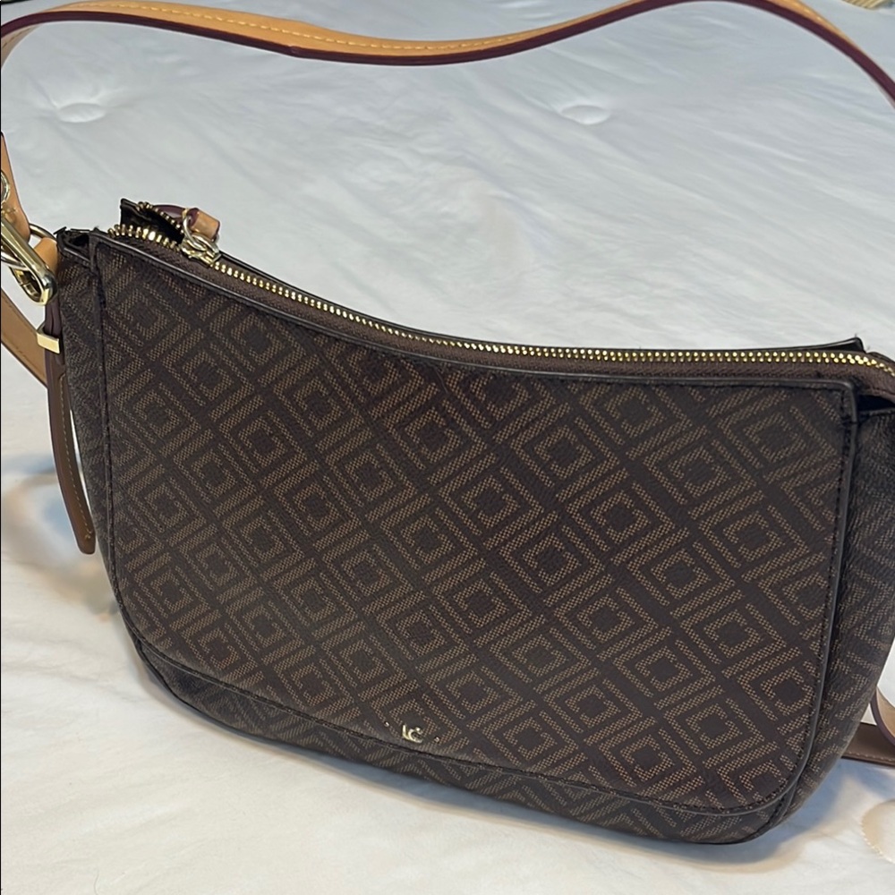 Liz Claiborne Elegant Brown Designer Shoulder Bag